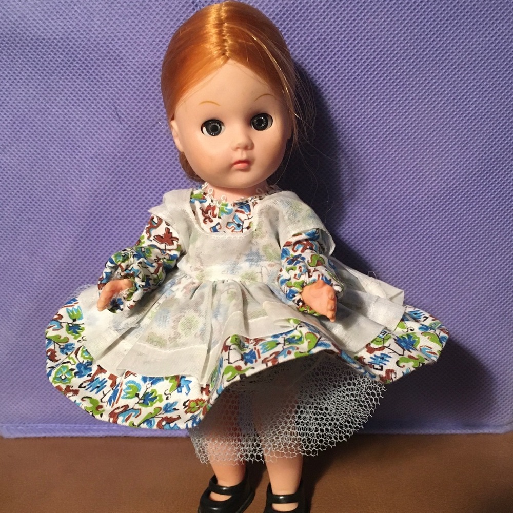 Vintage Ginny Vogue doll with authentic dress